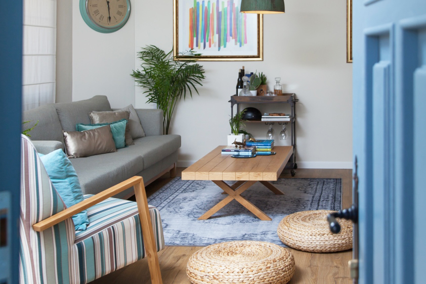 עיצוב סלון קטן